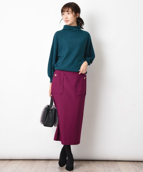 INTERPLANET(インタープラネット)/総針ボトルネックボリューム袖プルオーバー/img09