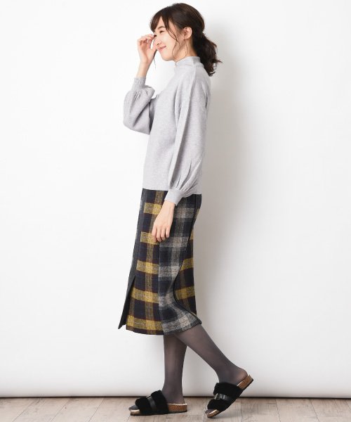 INTERPLANET(インタープラネット)/総針ボトルネックボリューム袖プルオーバー/img10