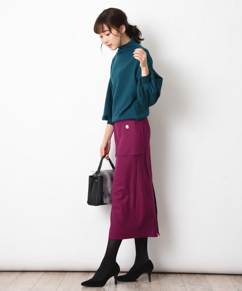 INTERPLANET(インタープラネット)/総針ボトルネックボリューム袖プルオーバー/img11