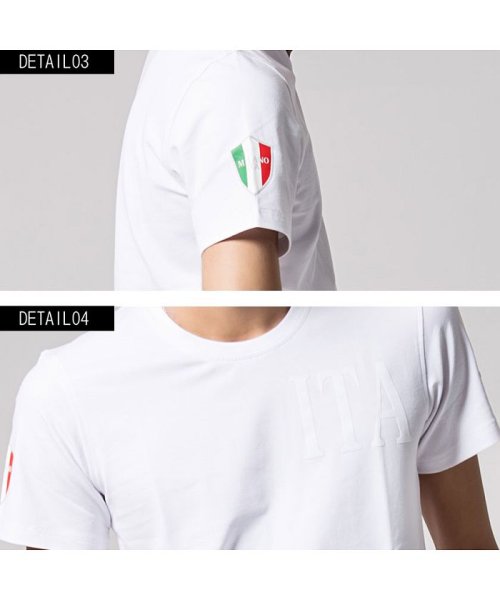 VIOLA(ヴィオラ)/VIOLA【ヴィオラ】ワッペン貼付けクルーネック半袖Tシャツ/img11