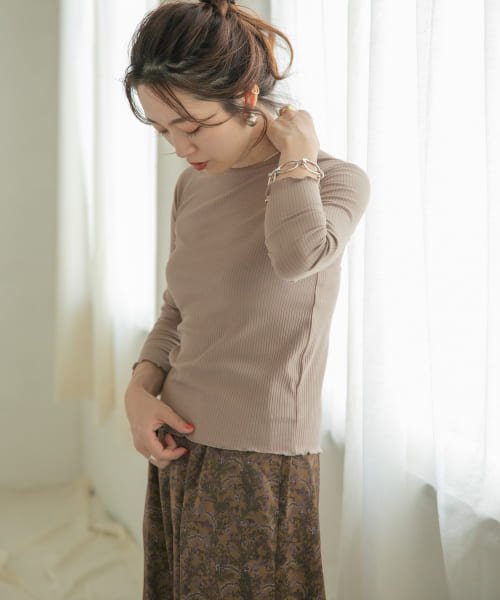 セール テレコロングスリーブ Tシャツ アイテムズ アーバンリサーチ レディース Items Urbanresearch Magaseek