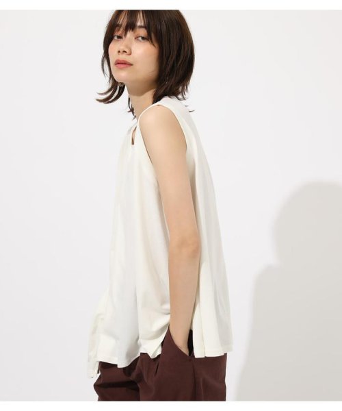 AZUL by moussy(アズールバイマウジー)/Asymmetry drape cut tops/img01