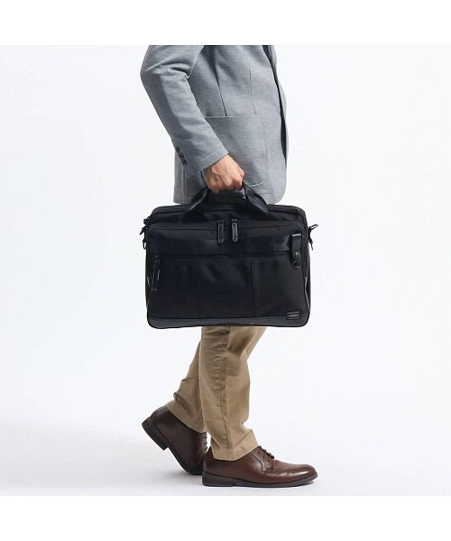 ポーター ヒート 2WAYブリーフケース 703－07883 ビジネスバッグ 吉田カバン PORTER HEAT 2WAY BRIEFCASE ×1 ポケット ジップポケット