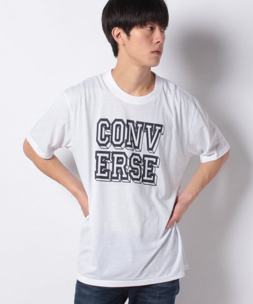 MARUKAWA(大きいサイズのマルカワ)/【CONVERSE】コンバース 大きいサイズ ブークレフルジップパーカー 半袖Tシャツ セット/img06
