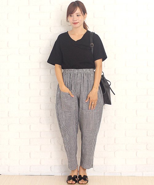 サマーハーレムパンツ韓国ファッションレディース夏用涼しい通気性ゆったり Vl 5255 S S アミュレット Amulet Magaseek