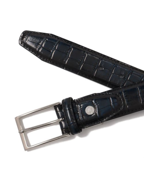 Orobianco（Wallet・Belt・Stole）(オロビアンコ（財布・ベルト・マフラー）)/33mm幅　クロコ型押しベルト/img04