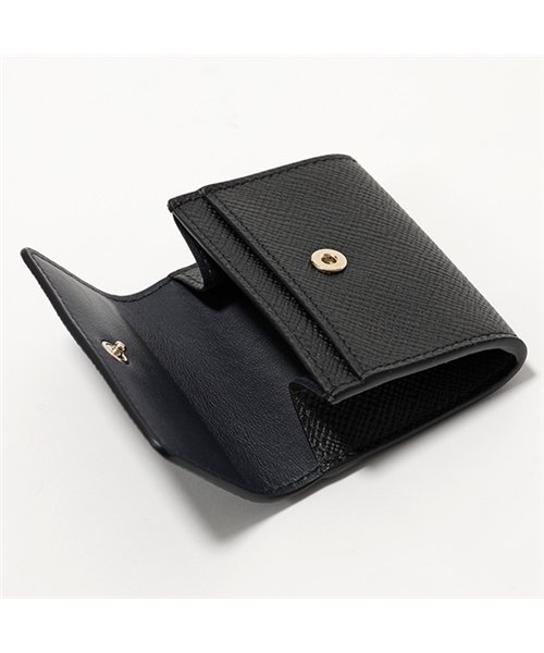 SMYTHSON(スマイソン)/PANAMA COIN PURSE 1020112 レザー コインケース 小銭入れ BLACK ユニセックス メンズ /img01