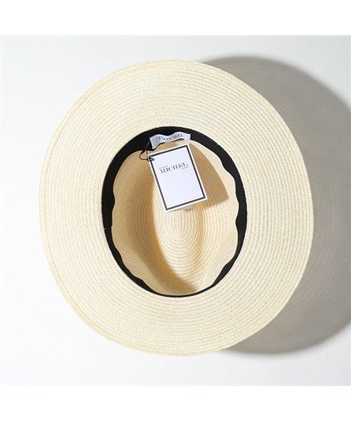 Maison Michel(メゾンミッシェル)/1002049003  HENRIETTA HAT ストロー ハット 中折れ帽 帽子 NaturalPink レディース/img04