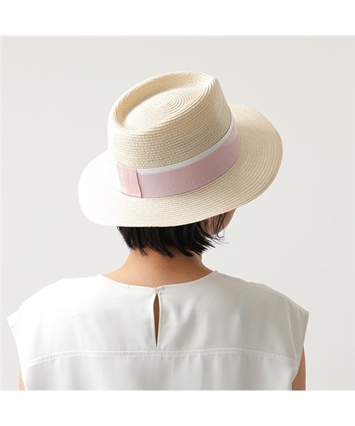 Maison Michel(メゾンミッシェル)/1003038003 ANDRE HAT ストローハット 帽子 NATURAL－PINK レディース/img03