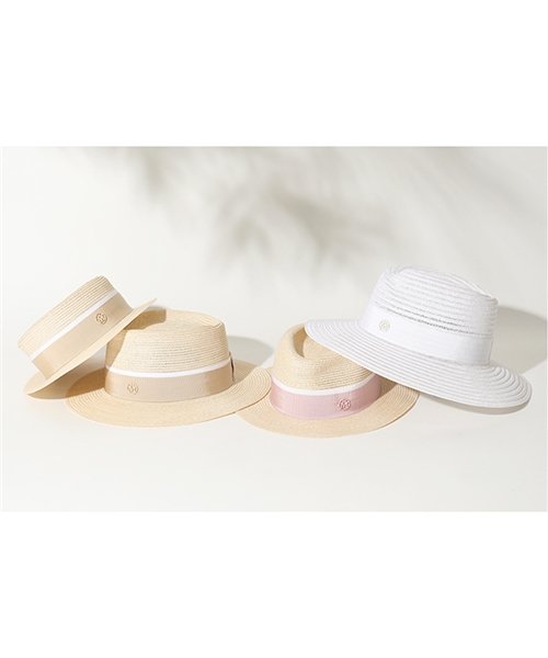 Maison Michel(メゾンミッシェル)/1003038003 ANDRE HAT ストローハット 帽子 NATURAL－PINK レディース/img06