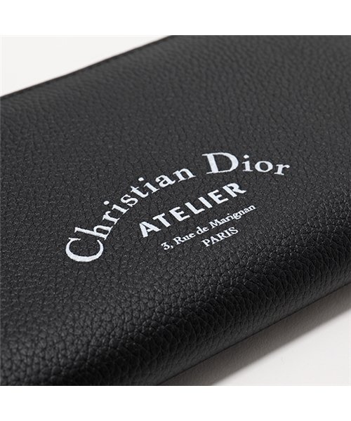 セール Dior Homme ディオールオム 2atbc011xxx 03eu レザー ラウンドファスナー長財布 アトリエロゴ H03e Noir Multi メンズ 502597195 ディオール Dior Magaseek
