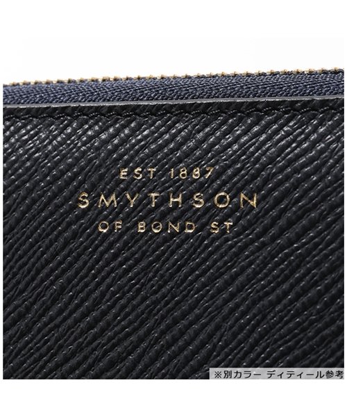 SMYTHSON(スマイソン)/1017178 PANAMA ZIP COIN PURSE 4CC レザー コインケース 小銭入れ ミニ財布 NILE－BLUE レディース/img04