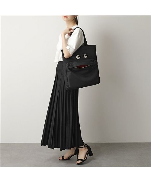 ANYA HINDMARCH(アニヤハインドマーチ)/100977 5050925100977 ナイロン トートバッグ BLACK レディース/img01