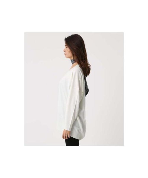 AZUL by moussy(アズールバイマウジー)/NUDIE V／N LOOSE KNIT TOPS/img04