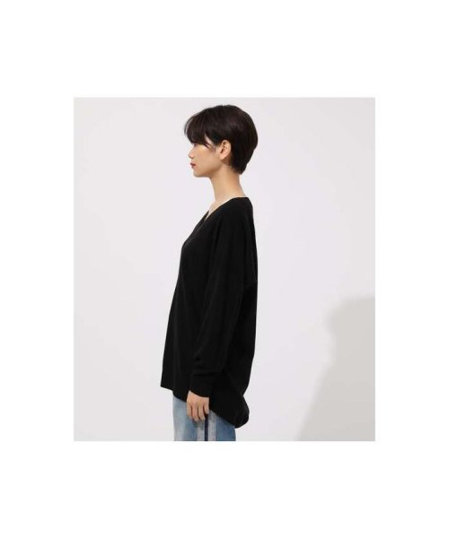 AZUL by moussy(アズールバイマウジー)/NUDIE V／N LOOSE KNIT TOPS/img12