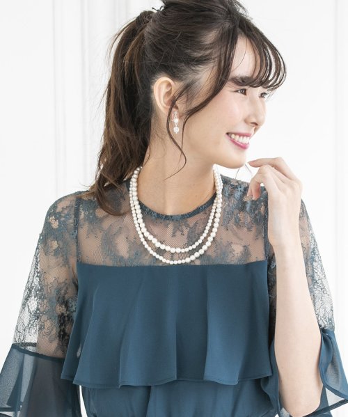 セール 結婚式 お呼ばれ対応 カラーパールロングネックレス フォルムフォルマ Form Forma Magaseek