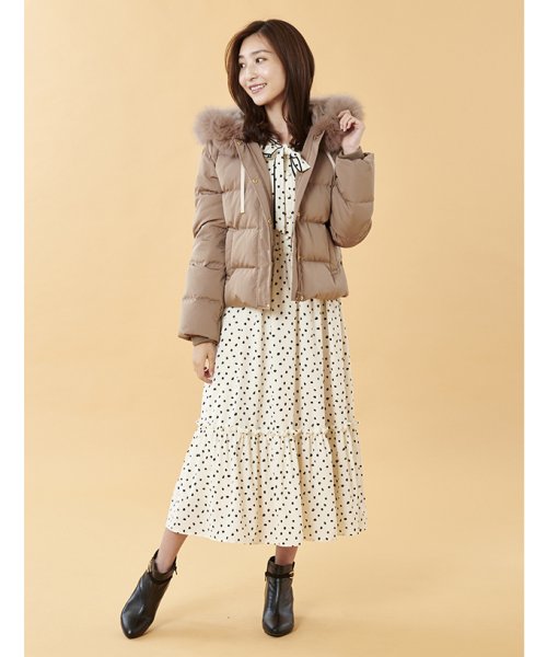セール フォックスファー付きショートダウンコート パターン フィオナ Pattern Fiona Magaseek