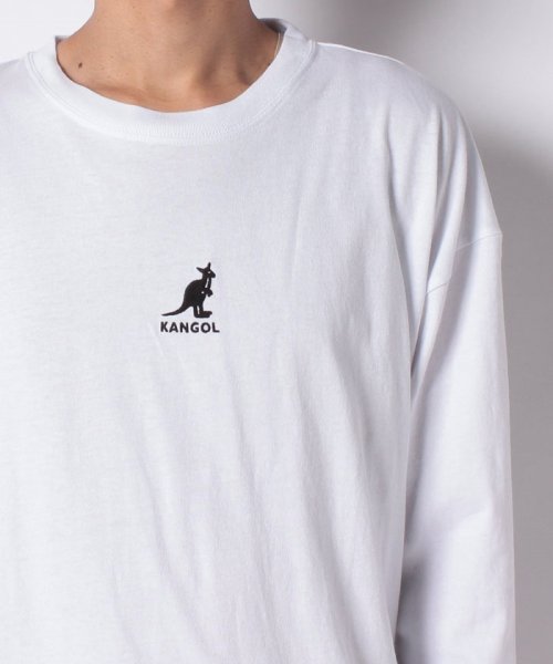 MARUKAWA(マルカワ)/【KANGOL】カンゴール ビッグシルエット ミニロゴ刺繍 長袖Tシャツ/img03