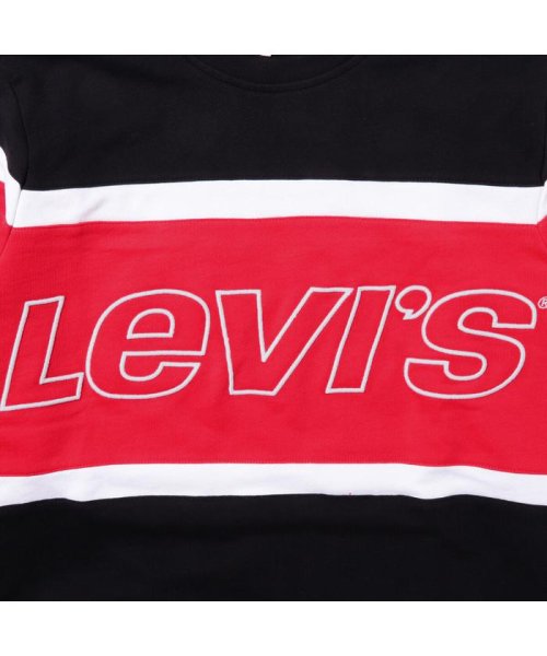 Levi's(リーバイス)/クルーネックスウェットシャツ JERSEY PIECED SWEATSHIRT BLACK/ WHITE/img06