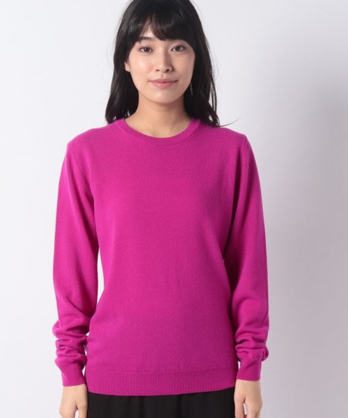 BENETTON (women)(ベネトン（レディース）)/バージンウールクルーネックニット・セーター/img100