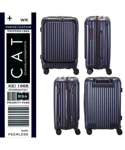 CARGO(カーゴ)/カーゴ エアレイヤー スーツケース 機内持ち込み フロントオープン Sサイズ/35L ストッパー機能 CARGO AiR LAYER cat532ly/img09