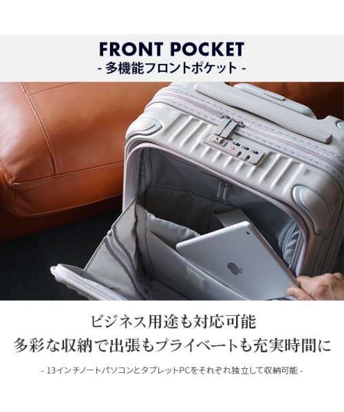 CARGO(カーゴ)/カーゴ エアレイヤー スーツケース 機内持ち込み フロントオープン Sサイズ/35L ストッパー機能 CARGO AiR LAYER cat532ly/img12