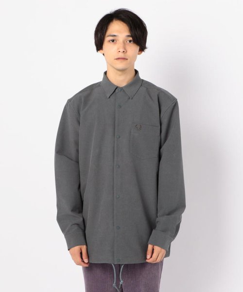 GLOSTER(GLOSTER)/【至極の逸品】【FRED PERRY/フレッドペリー】COACH JACKET SHIRTS #F4535/img01
