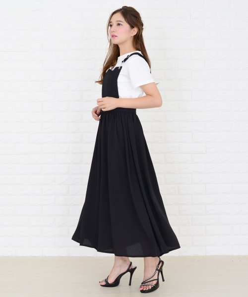 ふんわりサロペットワンピース オールインワン レースレディース Lace Ladies Magaseek