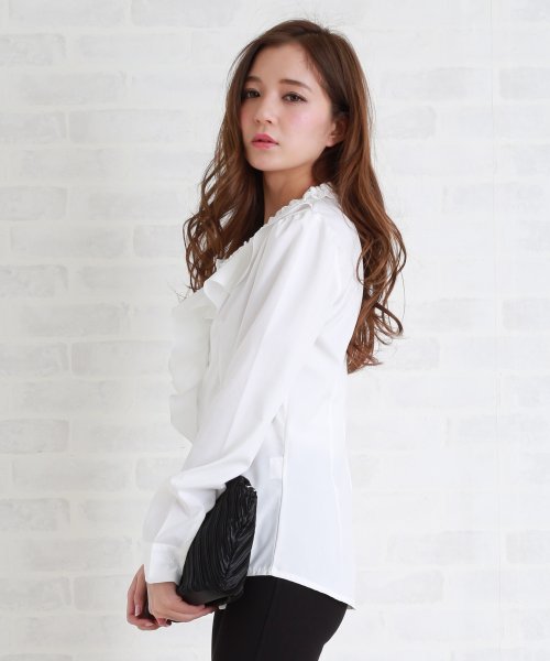ノッチドラペルカラーツーピース風ワンピース ドレス セットアップ レースレディース Lace Ladies Magaseek