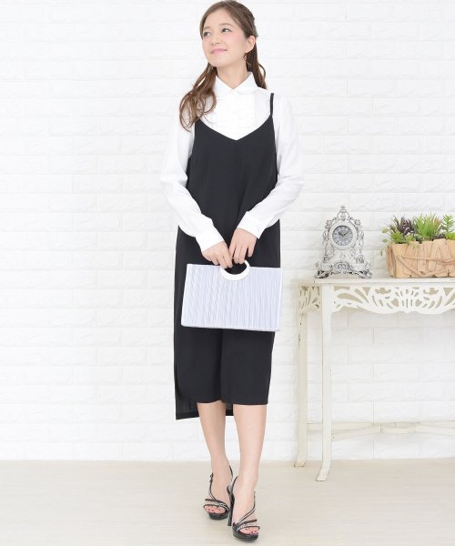 セール サロペット風ジャンパースカート オールインワン ワンピース レースレディース Lace Ladies Magaseek