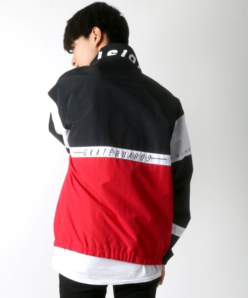 LAZAR(ラザル)/【Lazar】VISION STREET WEAR  ビッグシルエット ナイロントラックジャケット/img07