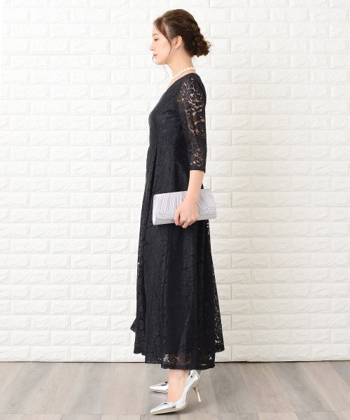 セール レースレディース Lace Ladies 七分袖総レースフォーマルロングワンピース ドレス Magaseek セール レースレディース Lace Ladies 七分袖総レースフォーマルロングワンピース ドレス Magaseek