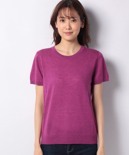 BENETTON (women)(ベネトン（レディース）)/ウールリヨセル半袖ニット・セーター/img28