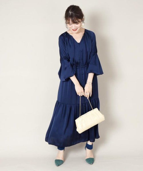 セール Little Black Arobe Ships別注 羽織ワンピース パーティー用 シップス ウィメン Ships Women Magaseek