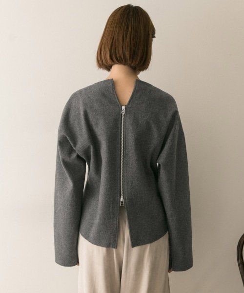 URBAN RESEARCH(アーバンリサーチ)/ELIN　Melton zip top/img06