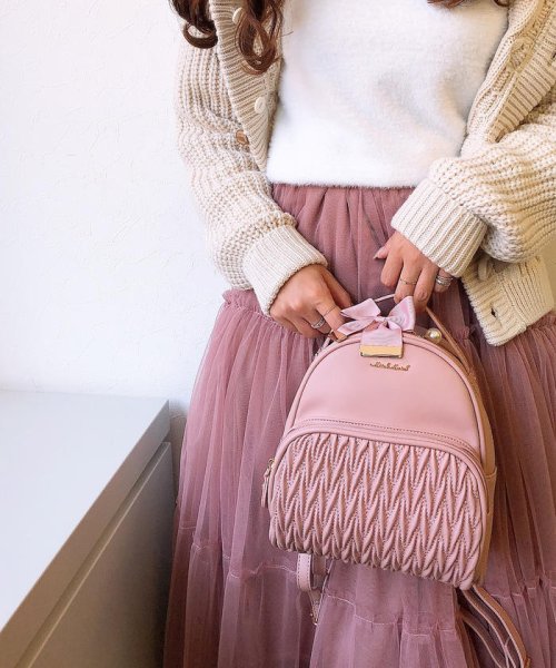 セール 美人百花12月号掲載 フラッフィーキルトリュック ミッシュマッシュ Misch Masch Magaseek