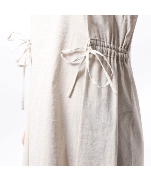 セール リネーム Rename ウエスト紐結び ワンピース ベージュ リネーム Rename Magaseek