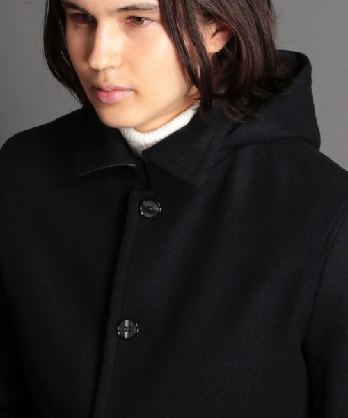 メルトンステンカラーコート 