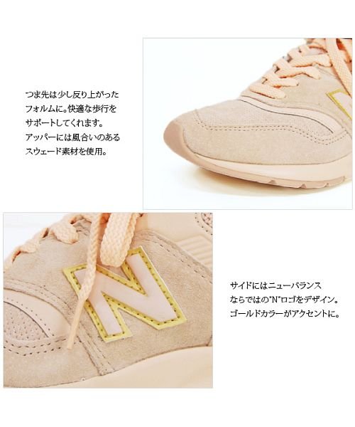 and it_(アンドイット)/ニューバランス newbalance CW997H スニーカーレディース 春夏秋冬 シューズ スニーカー 靴 グレー ピンク 可愛い カジュアル ローカット N/img05