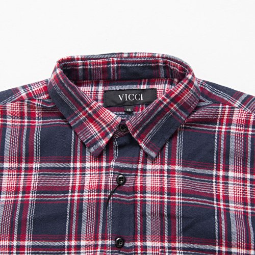 VICCI(ビッチ)/VICCI【ビッチ】21S綿ビエラチェック柄起毛レギュラーカラー長袖シャツ/img24