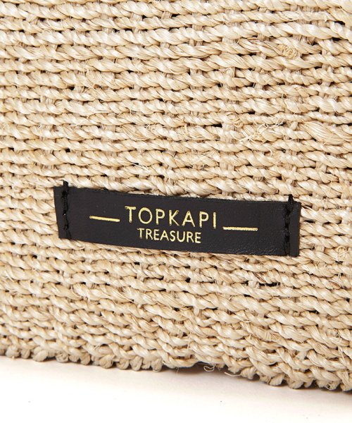 TOPKAPI(トプカピ)/レザーフラップ　アバカトートバッグ/img12