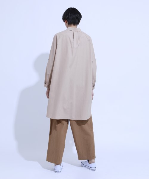 aimoha(aimoha（アイモハ）)/BIGシルエットロング丈ワイシャツ/img11
