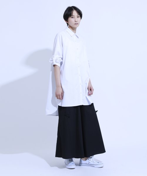 aimoha(aimoha（アイモハ）)/BIGシルエットロング丈ワイシャツ/img18