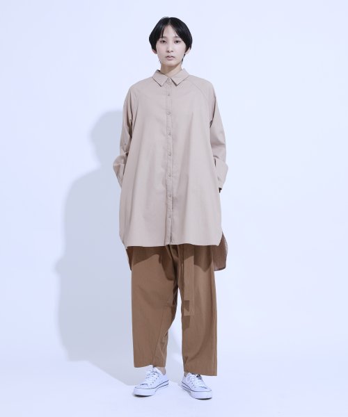 aimoha(aimoha（アイモハ）)/BIGシルエットロング丈ワイシャツ/img06
