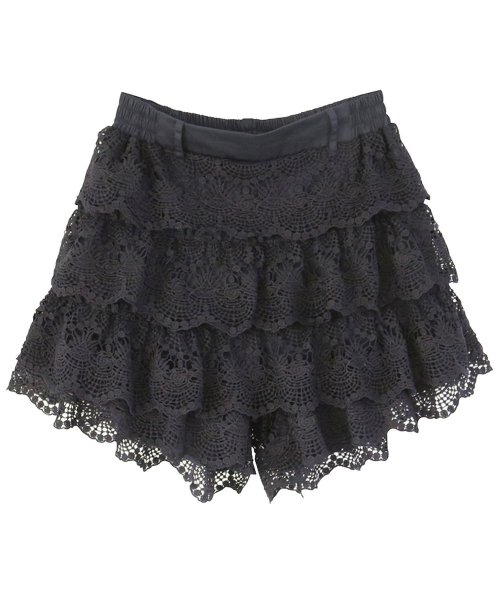 ティアードレースハーフパンツ オシャレウォーカー Osharewalker Magaseek ティアードレースハーフパンツ オシャレウォーカー Osharewalker Magaseek