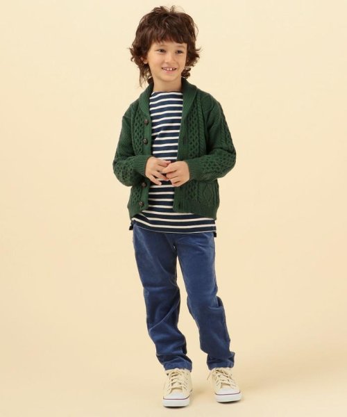 SHIPS KIDS(シップスキッズ)/SHIPS KIDS:【洗えるニット】ショールカラー シルキーニット カーディガン(100～130cm)/img06