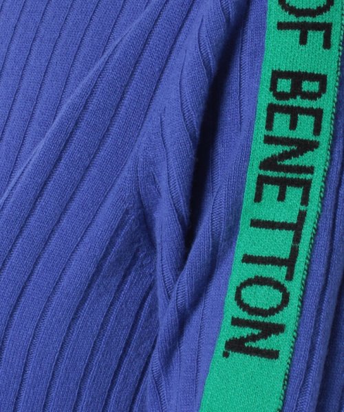 BENETTON (women)(ベネトン（レディース）)/袖配色ハイネックリブコンパクトニット・セーター/img31