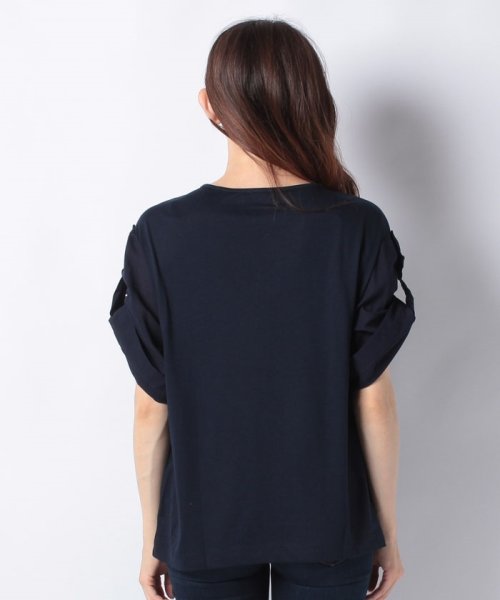 BENETTON (women)(ベネトン（レディース）)/配色ロールアップスリーブオーバーサイズTシャツ・カットソー/img37