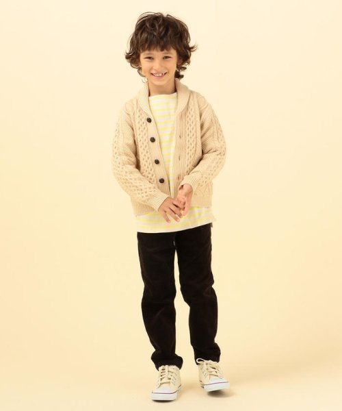 SHIPS KIDS(シップスキッズ)/SHIPS KIDS:【洗えるニット】ショールカラー シルキーニット カーディガン(100～130cm)/img04