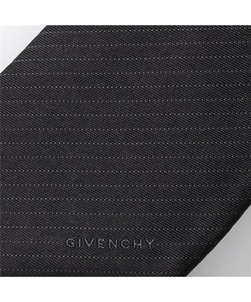 GIVENCHY(ジバンシィ)/J2631 1 イタリア製 シルク ネクタイ ナロータイ ブラック メンズ/img01